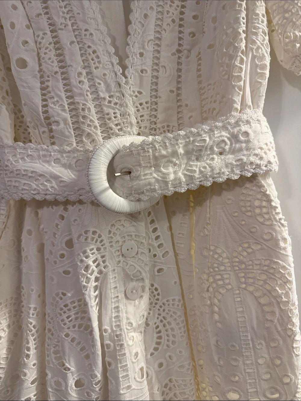 Farm Rio white jumpsuit Size small - Picture 3 of 8